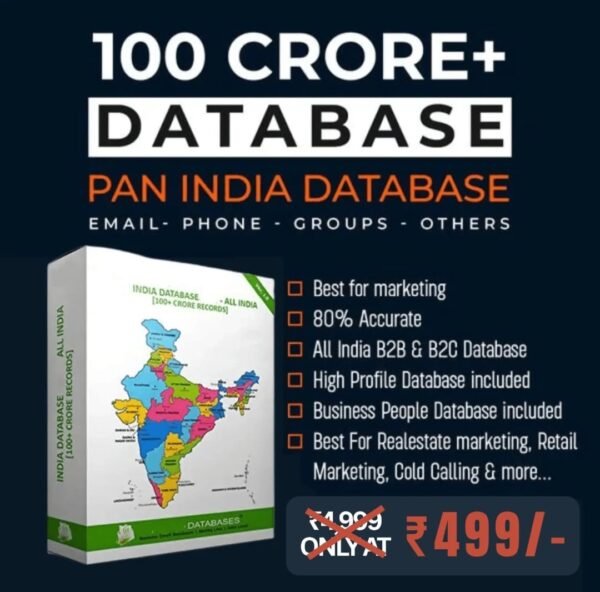 All Category India Database – Category-Wise Records (Excel CSV Format)